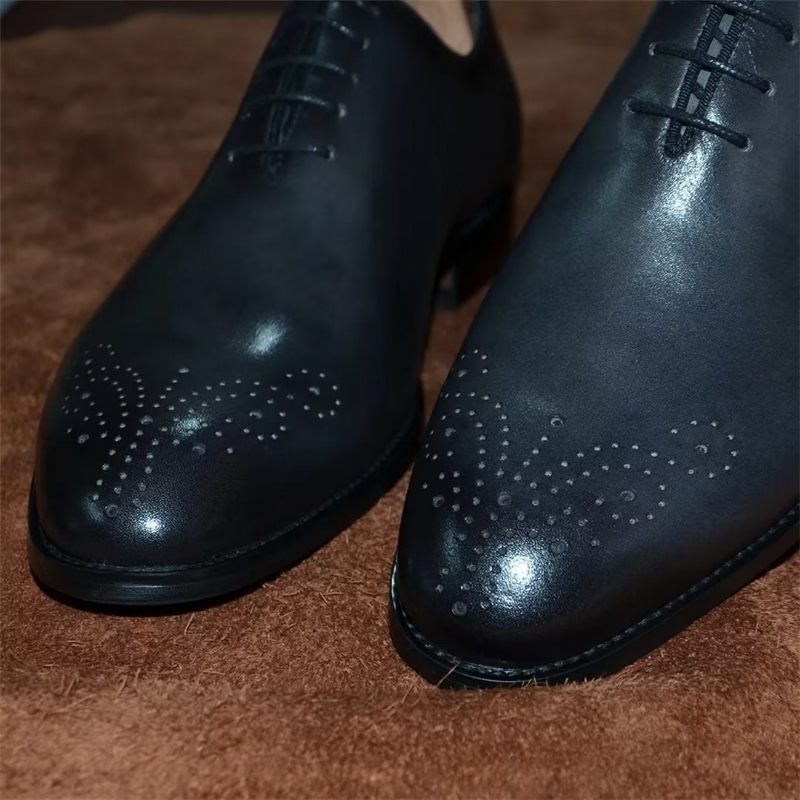 Sapatos Formais Masculinos Metropolitan Charm Sociais Couro - Cinza