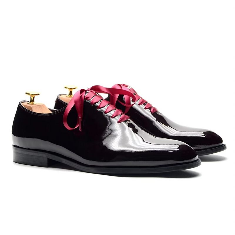 Sapatos Formais Masculinos Metropolitan Luxury Lace-up Sociais - Borgonha