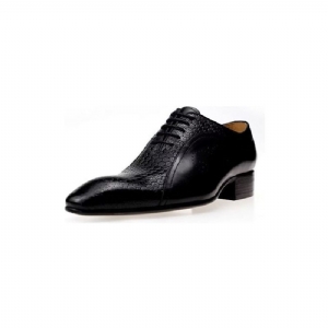 Sapatos Formais Masculinos Opulentos Couro Brogue Casamento Oxfords