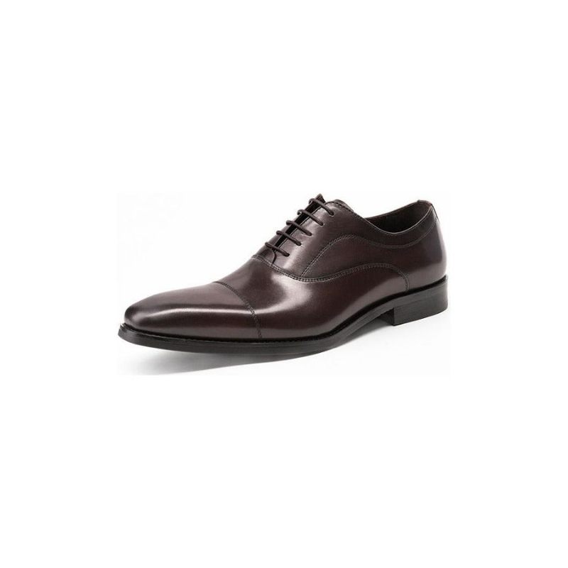 Sapatos Formais Masculinos Opulentos Oxford Com Padrão Exótico