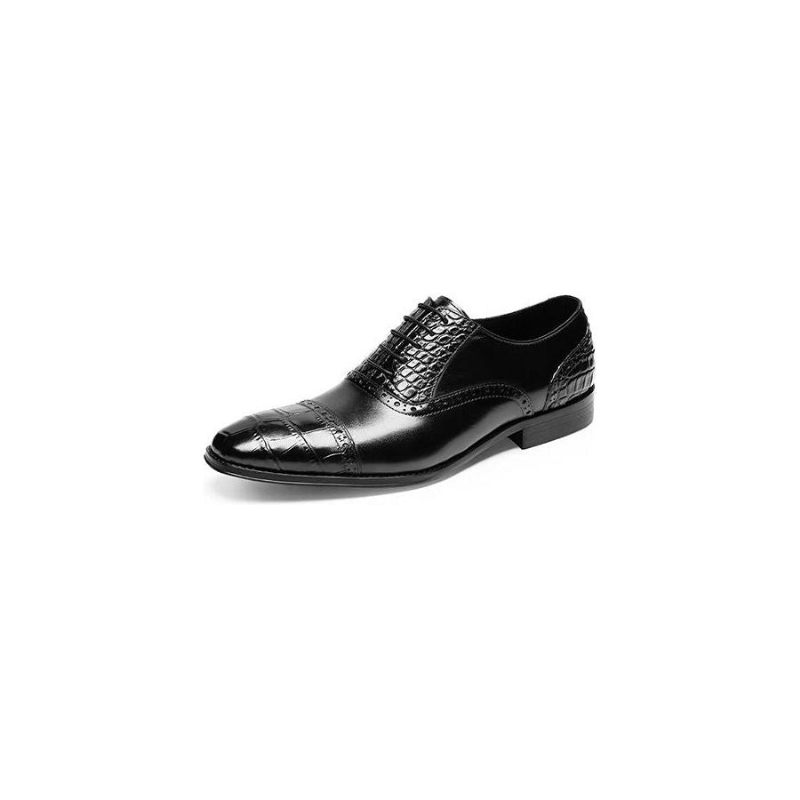 Sapatos Formais Masculinos Opulentos Sociais Croctex Oxford - Preto