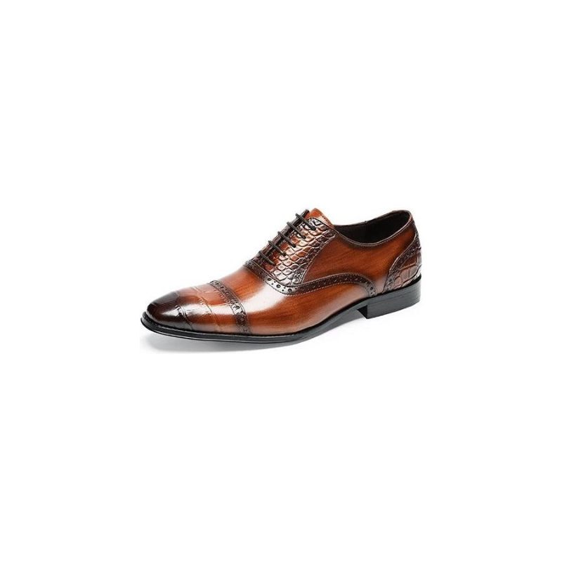 Sapatos Formais Masculinos Opulentos Sociais Croctex Oxford - Café