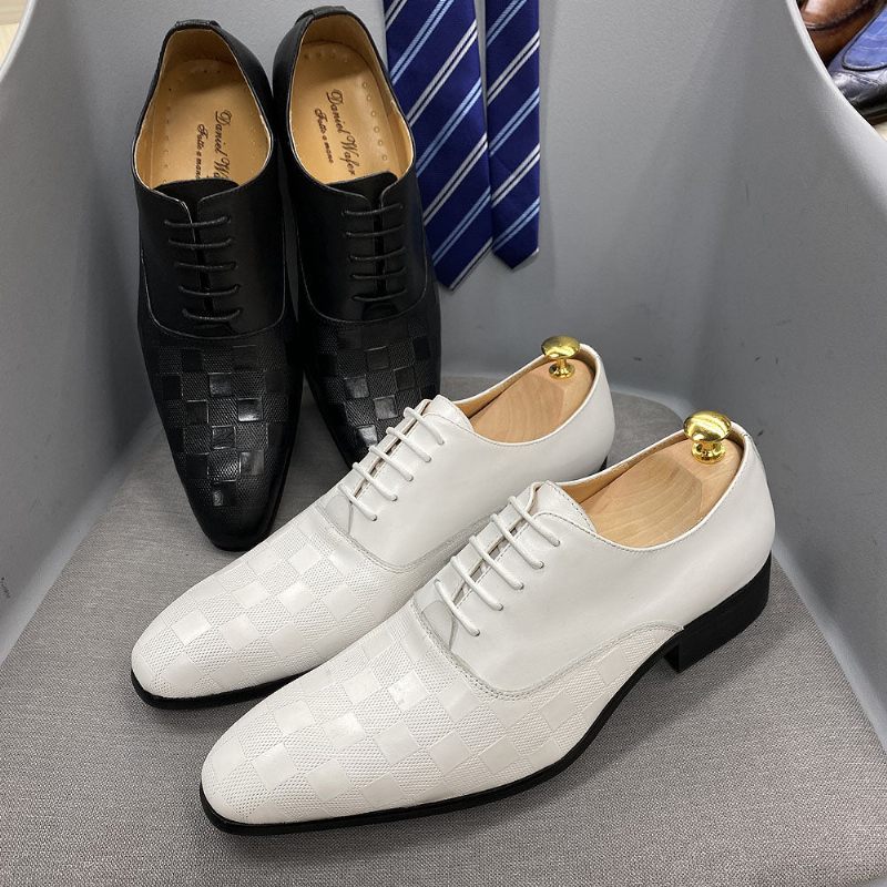 Sapatos Formais Masculinos Oxford - Branco