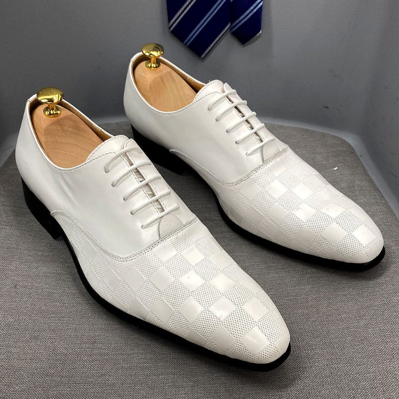 Sapatos Formais Masculinos Oxford - Branco