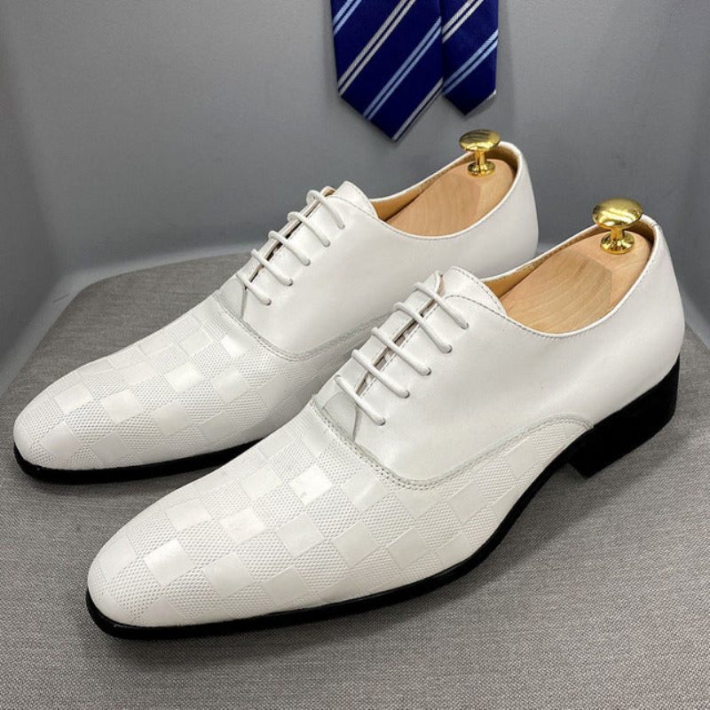 Sapatos Formais Masculinos Oxford - Branco