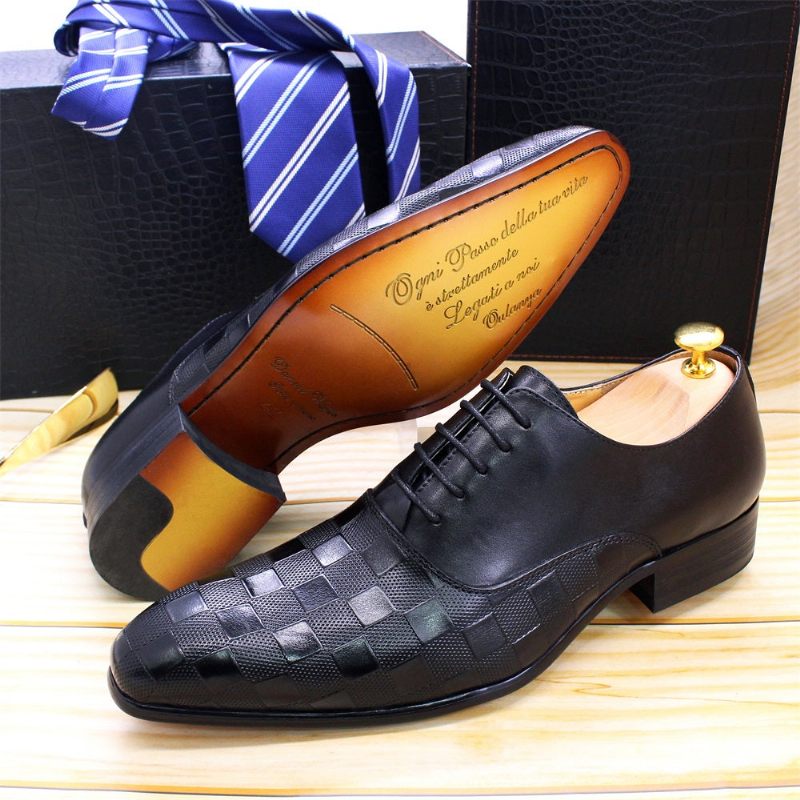 Sapatos Formais Masculinos Oxford - Preto