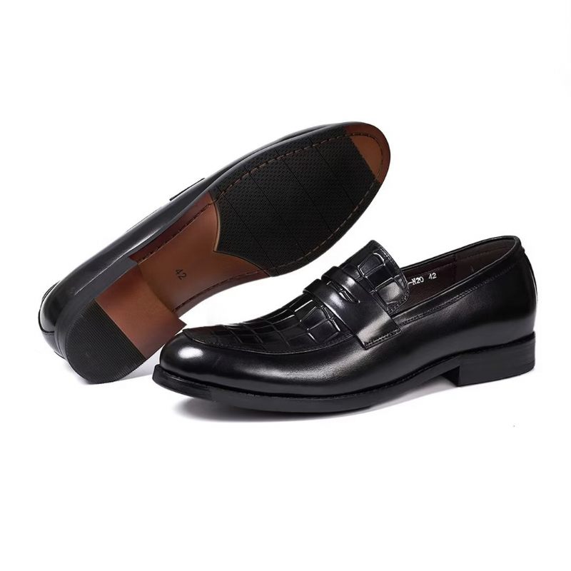 Sapatos Formais Masculinos Sartorial Splendor Slip-on Sociais - Preto 