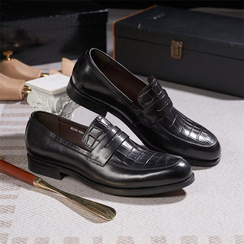 Sapatos Formais Masculinos Sartorial Splendor Slip-on Sociais - Preto 