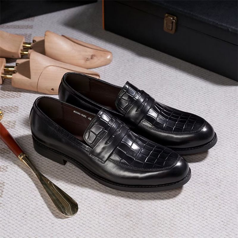 Sapatos Formais Masculinos Sartorial Splendor Slip-on Sociais - Preto 