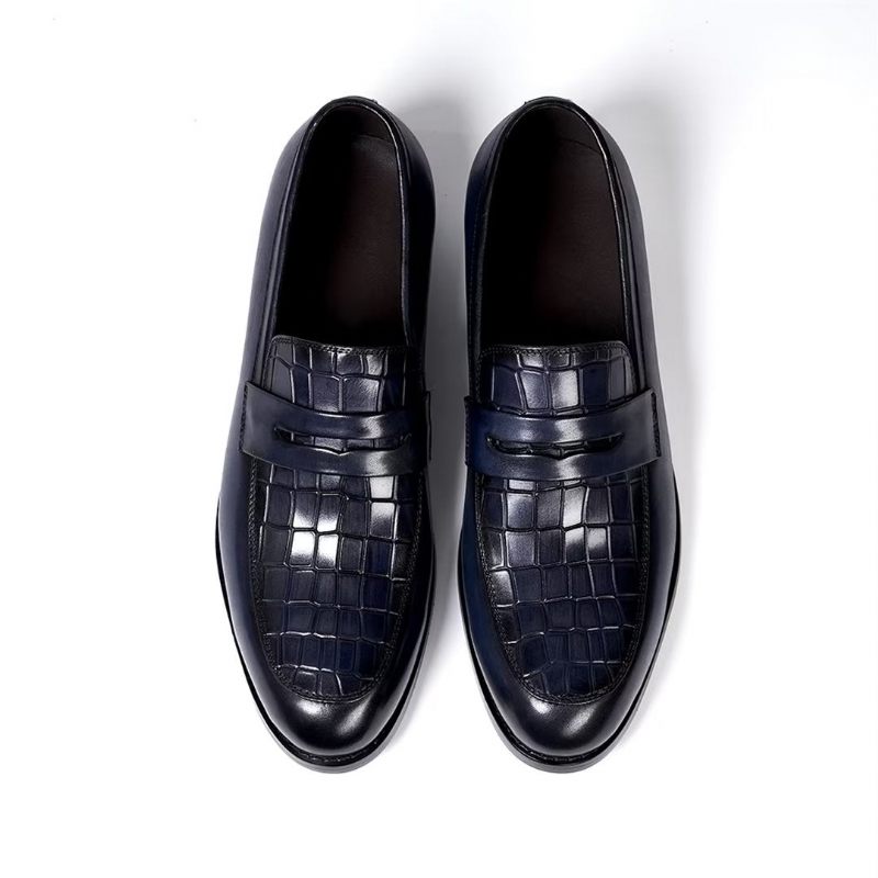 Sapatos Formais Masculinos Sartorial Splendor Slip-on Sociais -  Azul