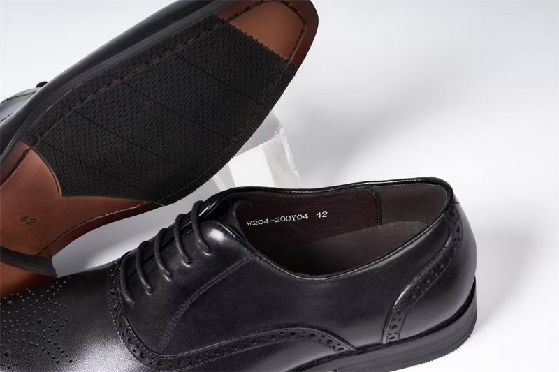 Sapatos Formais Masculinos Seleção Vestido Couro Estilo Urbano - Preto