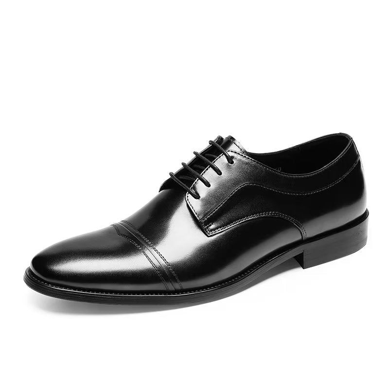 Sapatos Formais Masculinos Sociais Chiques Derbies - Preto