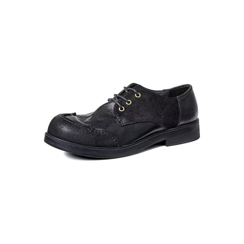 Sapatos Formais Masculinos Sociais Couro - Preto