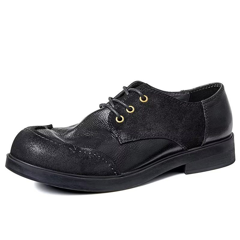 Sapatos Formais Masculinos Sociais Couro - Preto