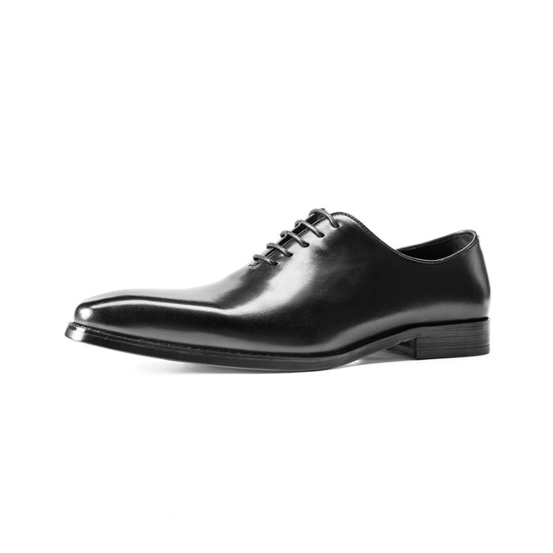 Sapatos Formais Masculinos Sociais Couro Exótico - Preto