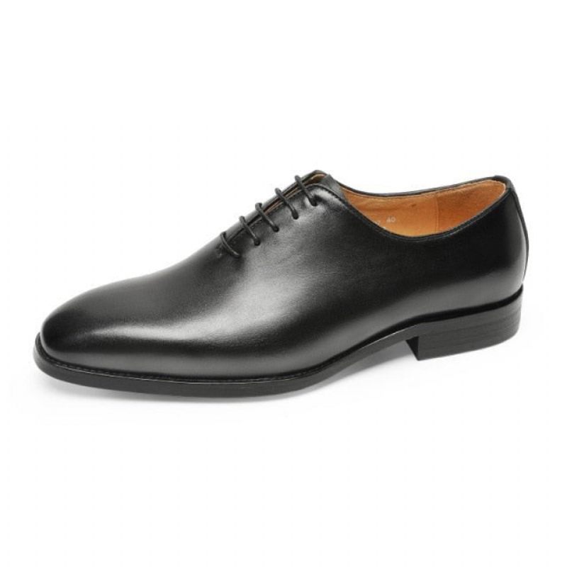 Sapatos Formais Masculinos Sociais Exóticos Com Cordões Oxford - Preto 1